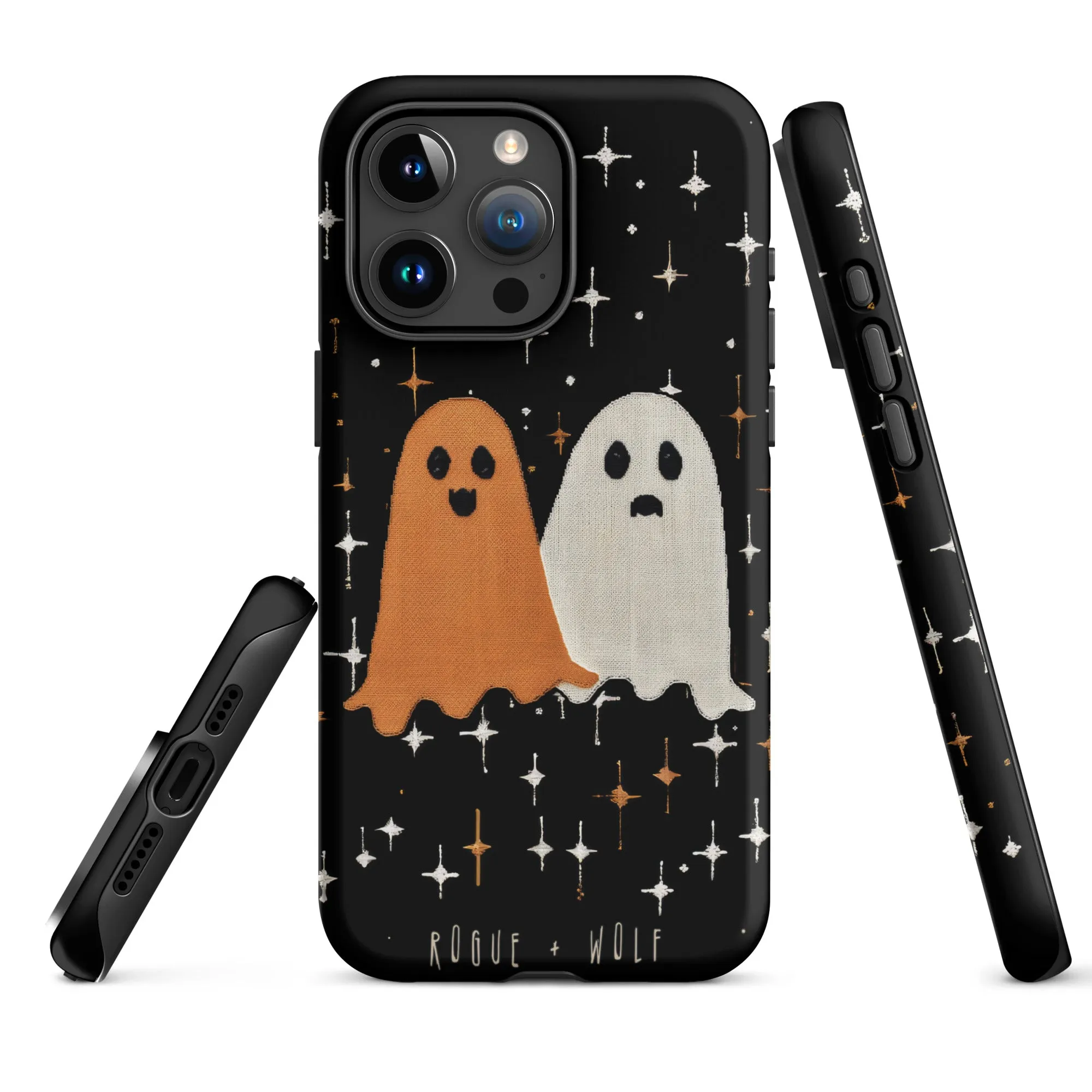 Ghost Besties Tough Cell Phone Case for iPhone - Dark Academia Anti-scratch Shockproof Witchy Goth Cover