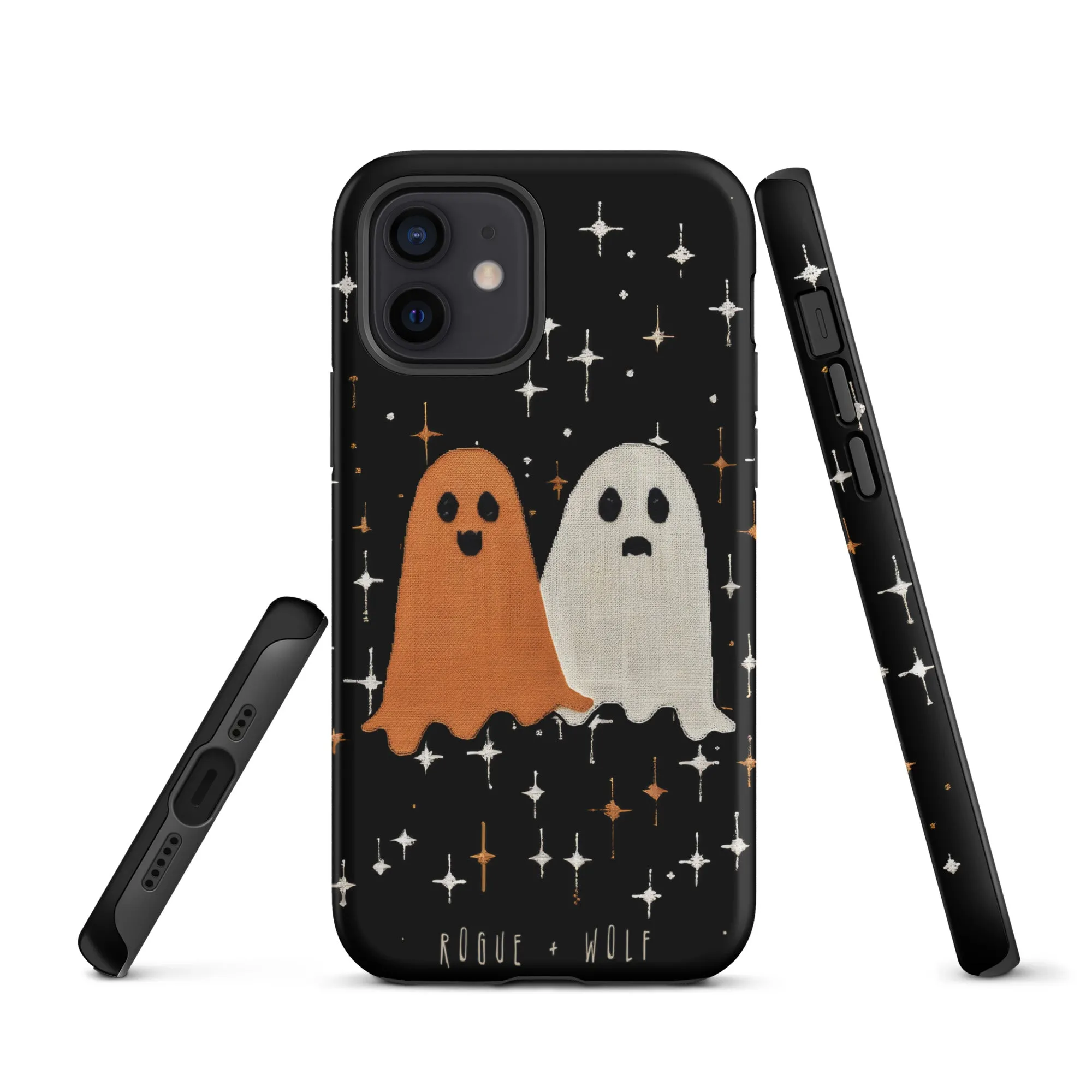 Ghost Besties Tough Cell Phone Case for iPhone - Dark Academia Anti-scratch Shockproof Witchy Goth Cover