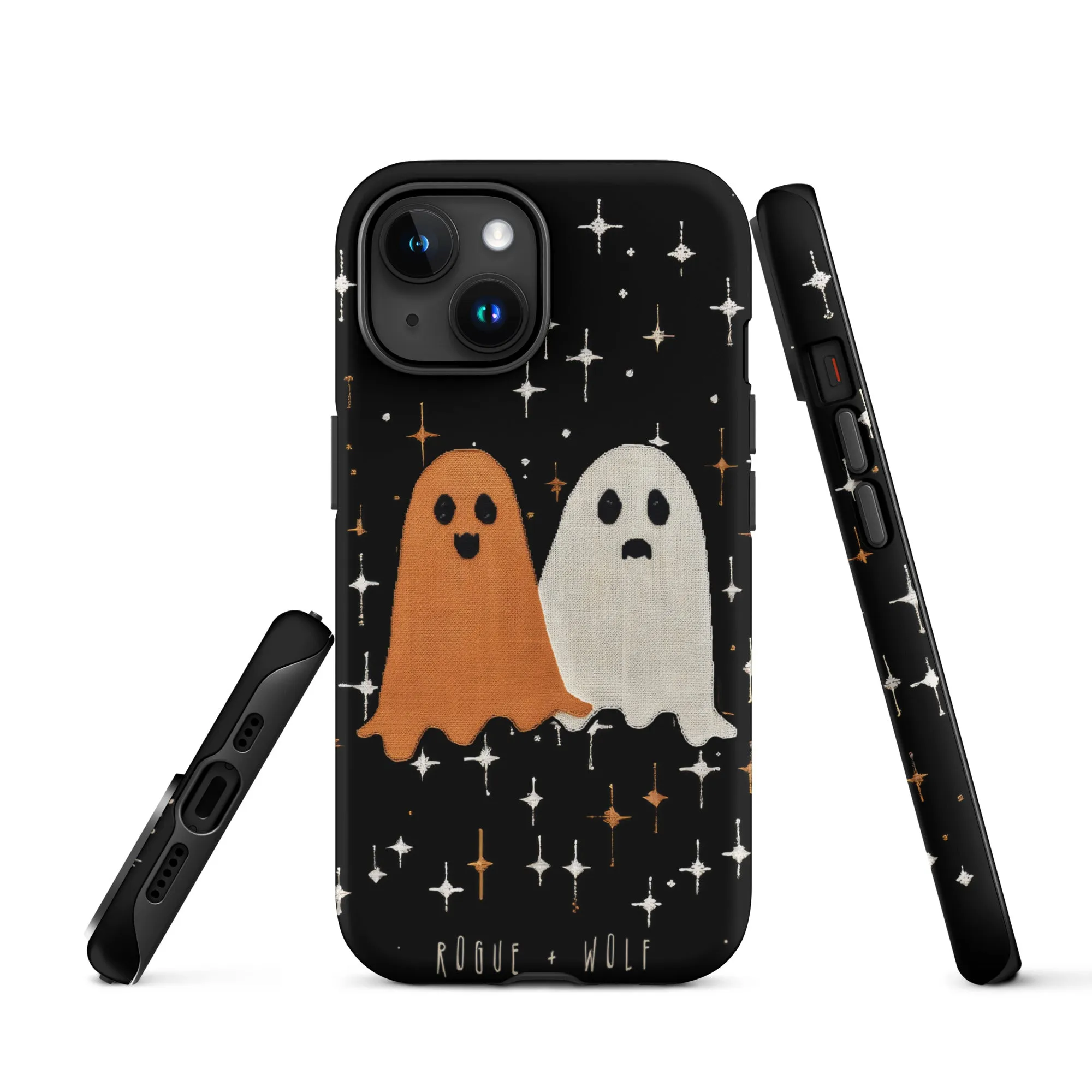 Ghost Besties Tough Cell Phone Case for iPhone - Dark Academia Anti-scratch Shockproof Witchy Goth Cover