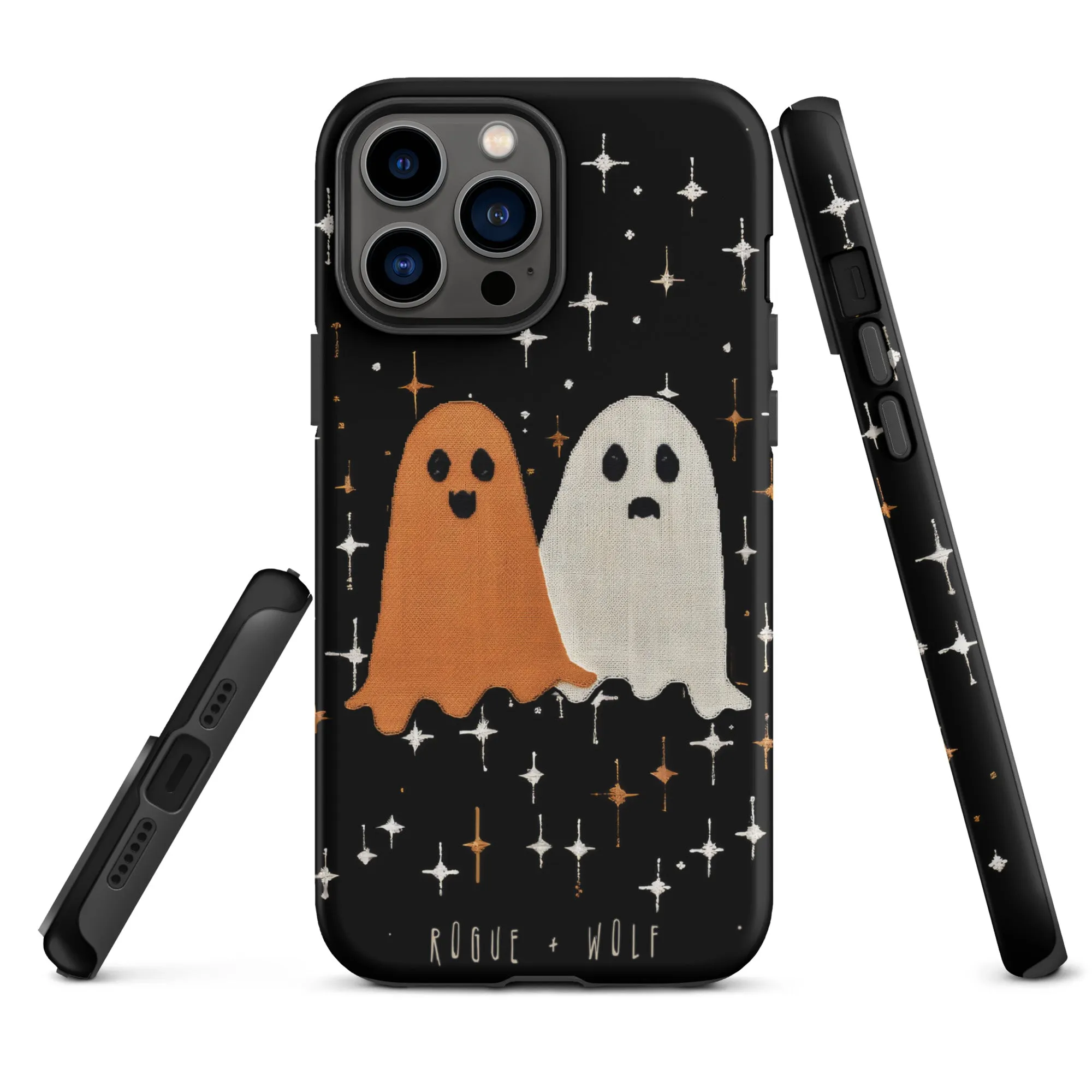 Ghost Besties Tough Cell Phone Case for iPhone - Dark Academia Anti-scratch Shockproof Witchy Goth Cover