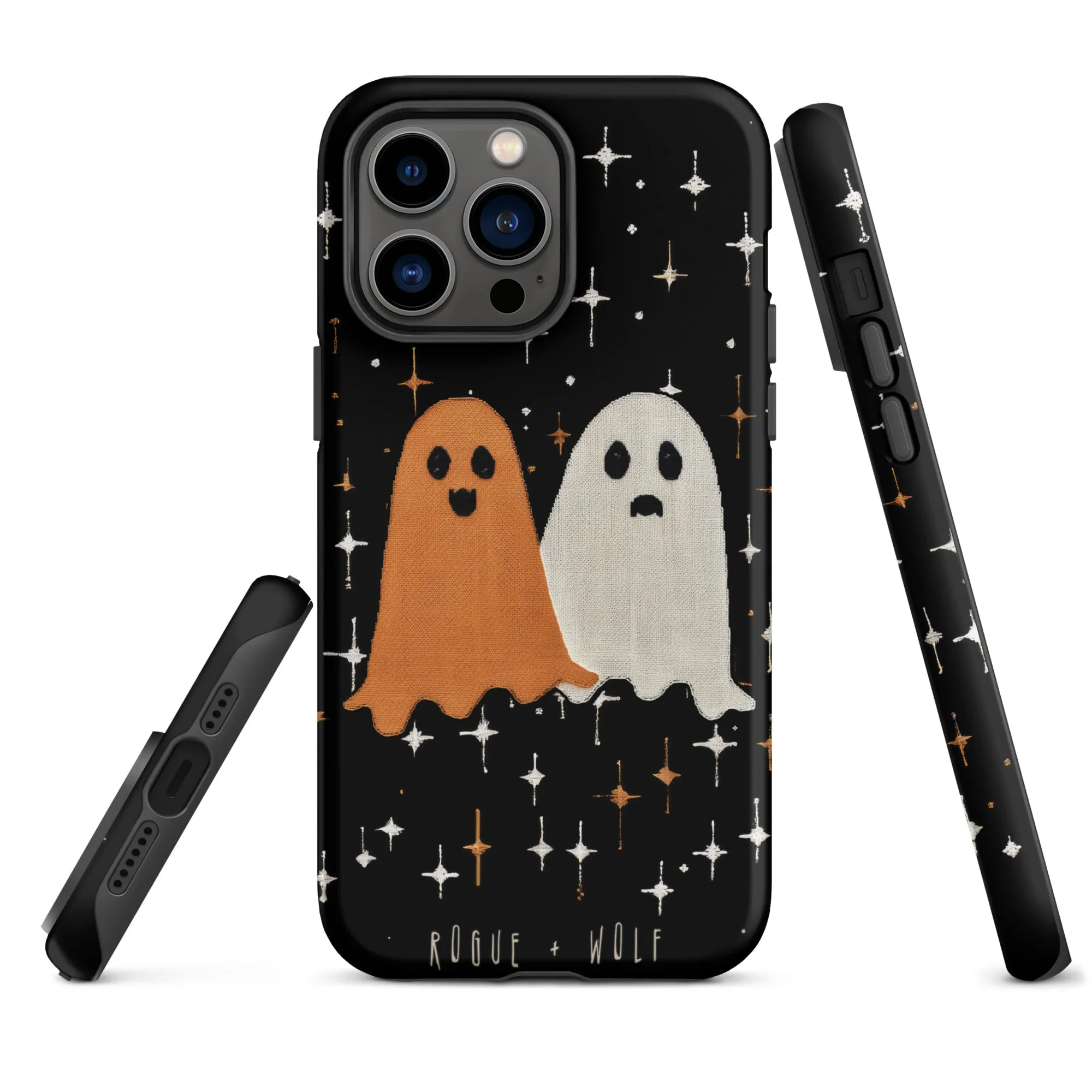 Ghost Besties Tough Cell Phone Case for iPhone - Dark Academia Anti-scratch Shockproof Witchy Goth Cover