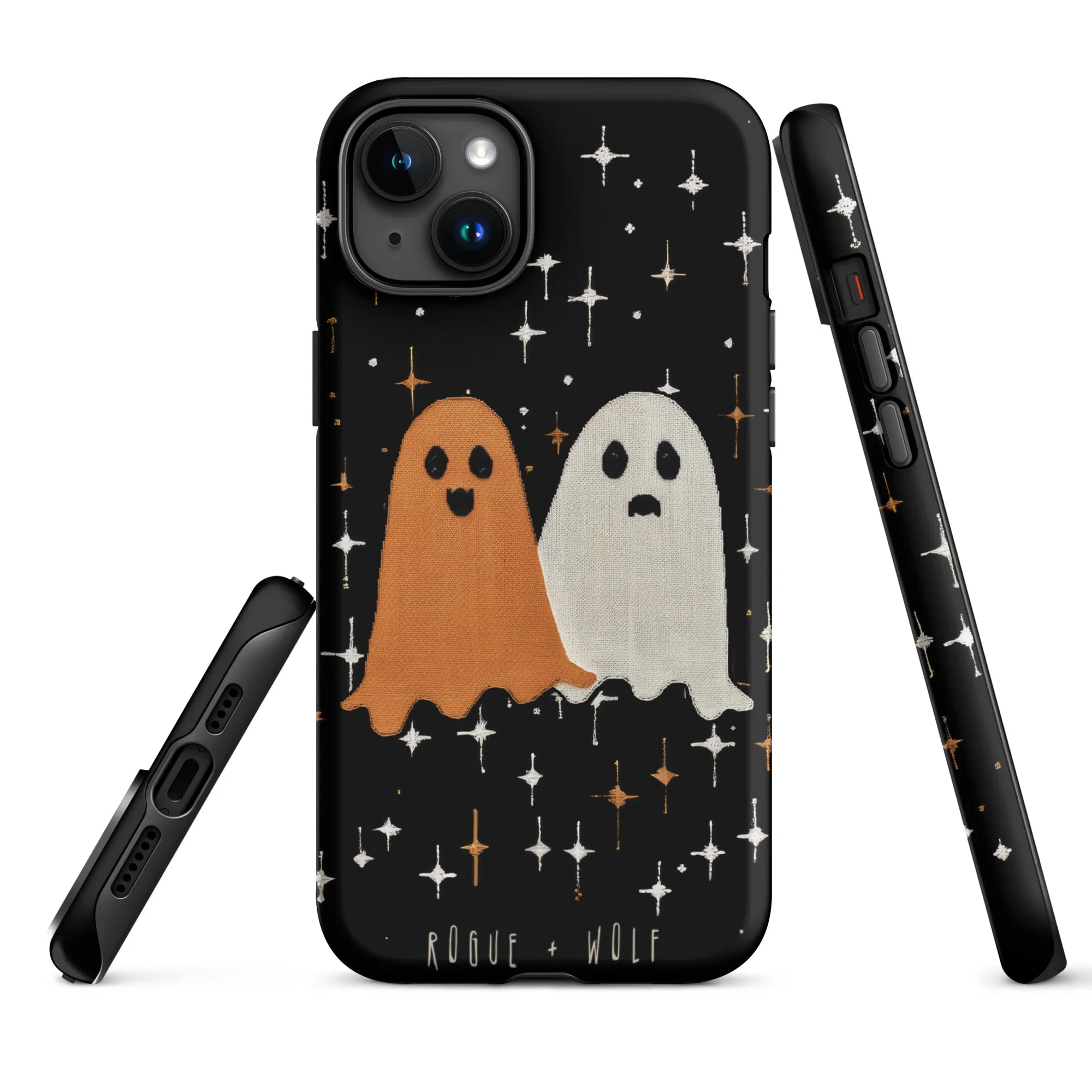 Ghost Besties Tough Cell Phone Case for iPhone - Dark Academia Anti-scratch Shockproof Witchy Goth Cover