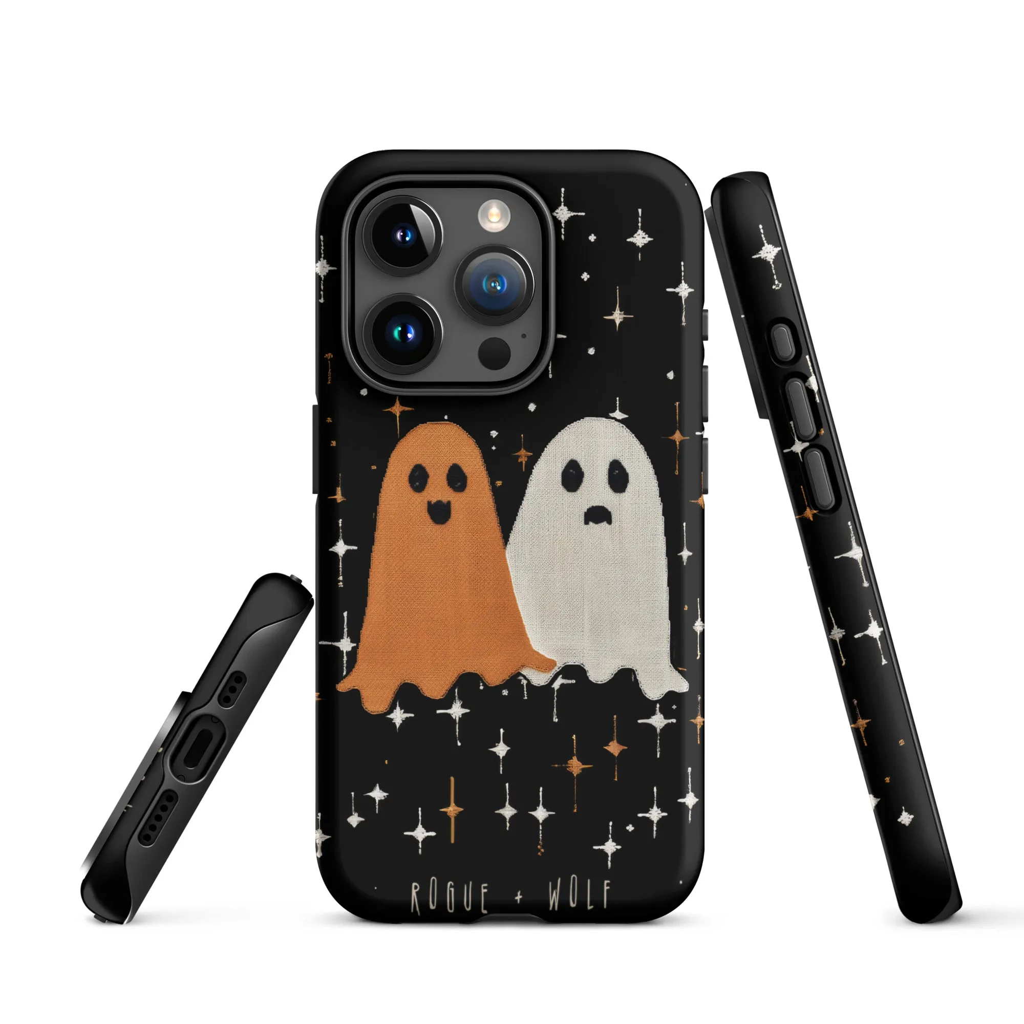 Ghost Besties Tough Cell Phone Case for iPhone - Dark Academia Anti-scratch Shockproof Witchy Goth Cover