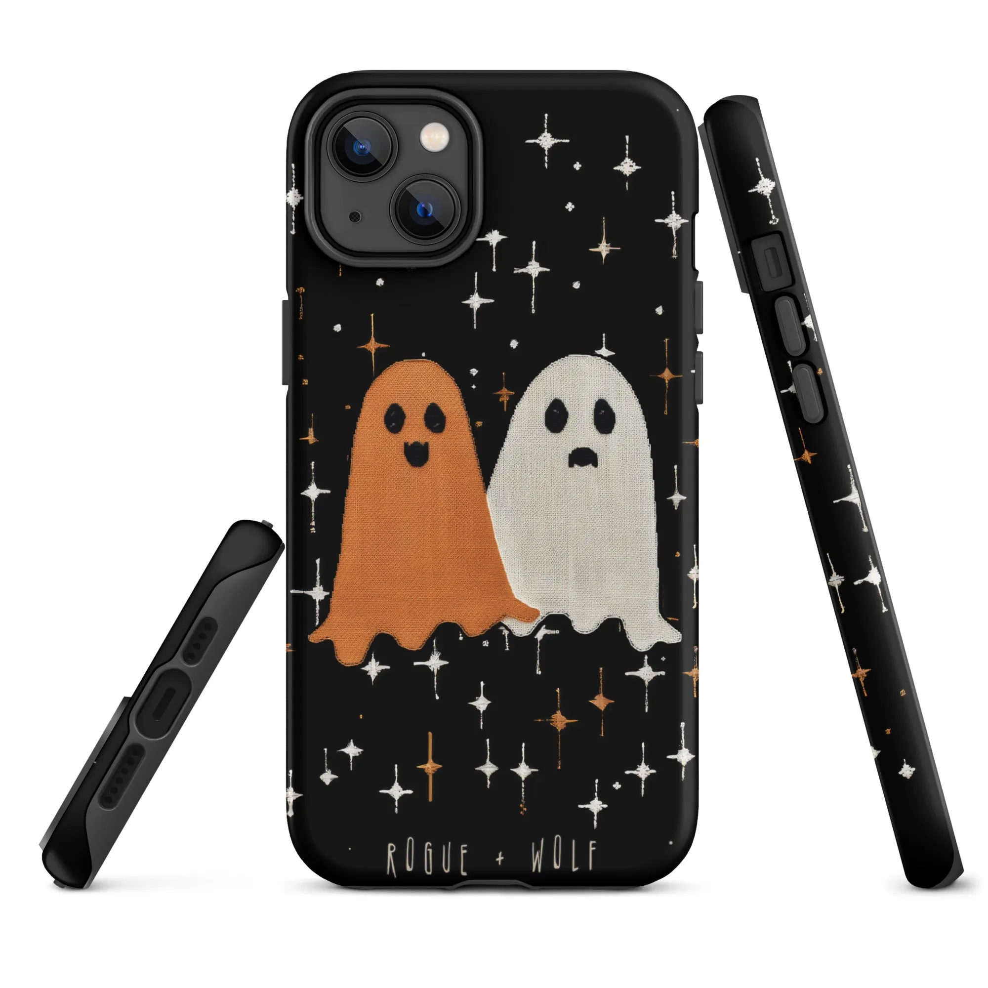 Ghost Besties Tough Cell Phone Case for iPhone - Dark Academia Anti-scratch Shockproof Witchy Goth Cover