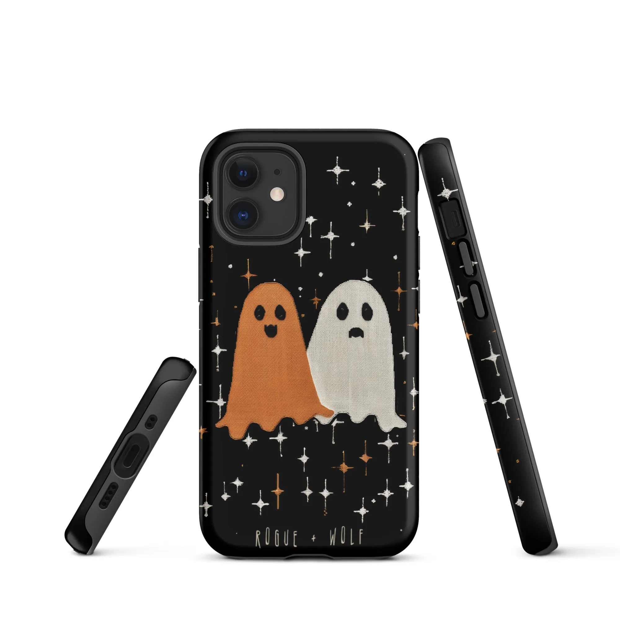 Ghost Besties Tough Cell Phone Case for iPhone - Dark Academia Anti-scratch Shockproof Witchy Goth Cover