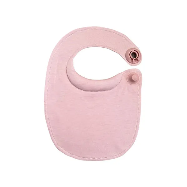 Gigi One Handed Teething Bib - Blush