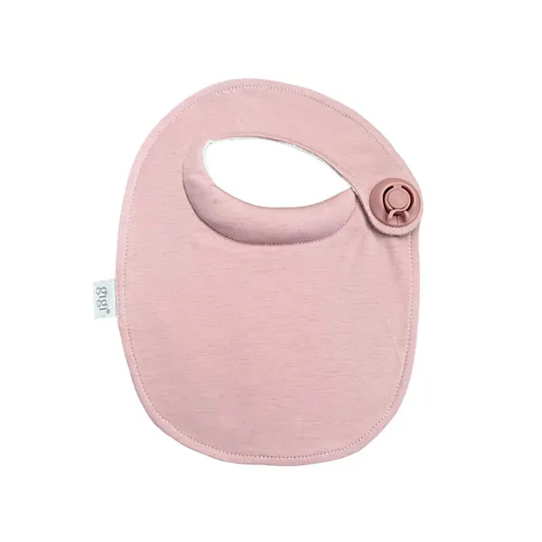 Gigi One Handed Teething Bib - Blush