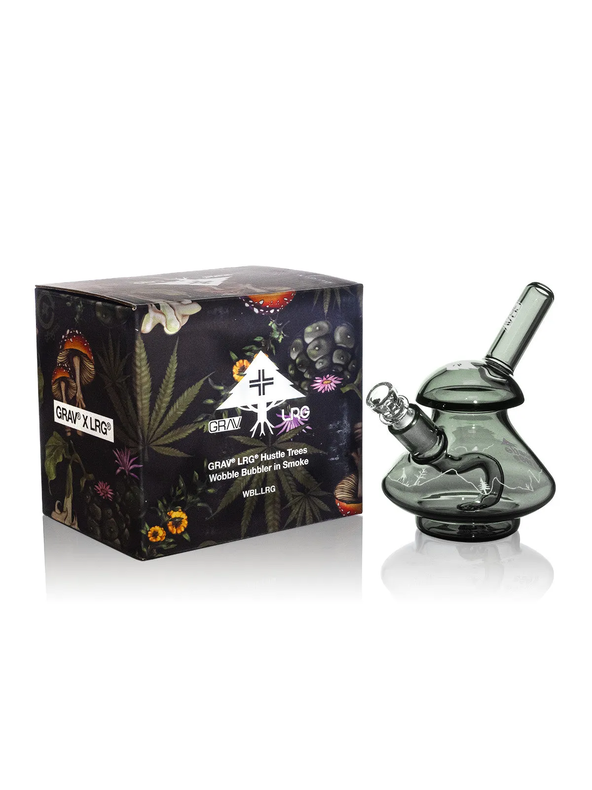 GRAV X LRG - Hustle Trees Wobble Bubbler