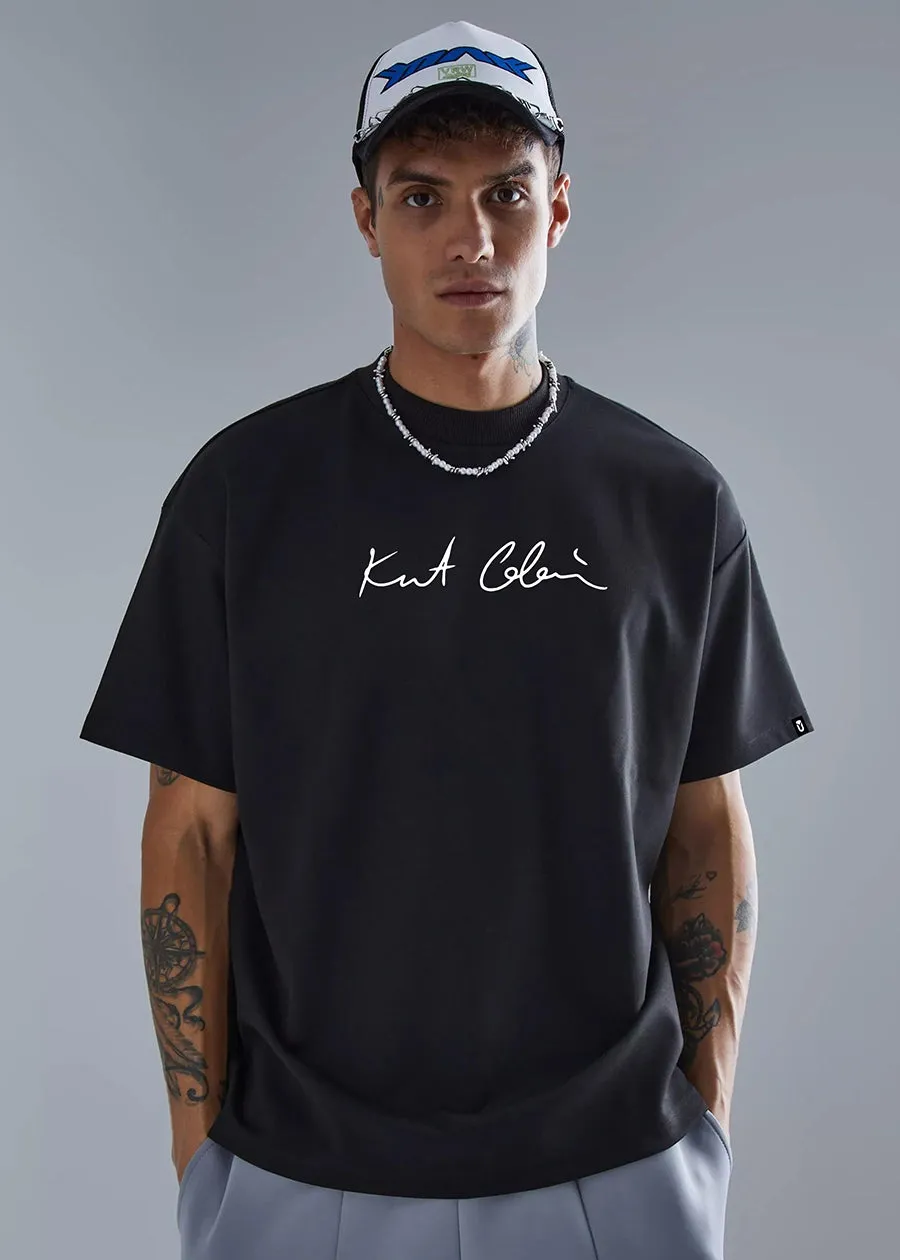 Grunge Is Not Dead Men Oversized Printed T-Shirt