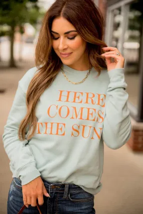 Here Comes The Sun Bold Graphic Crewneck