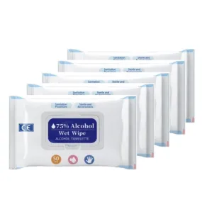 Invinio 75% Alcohol Hygiene Wet Wipes 50pcs