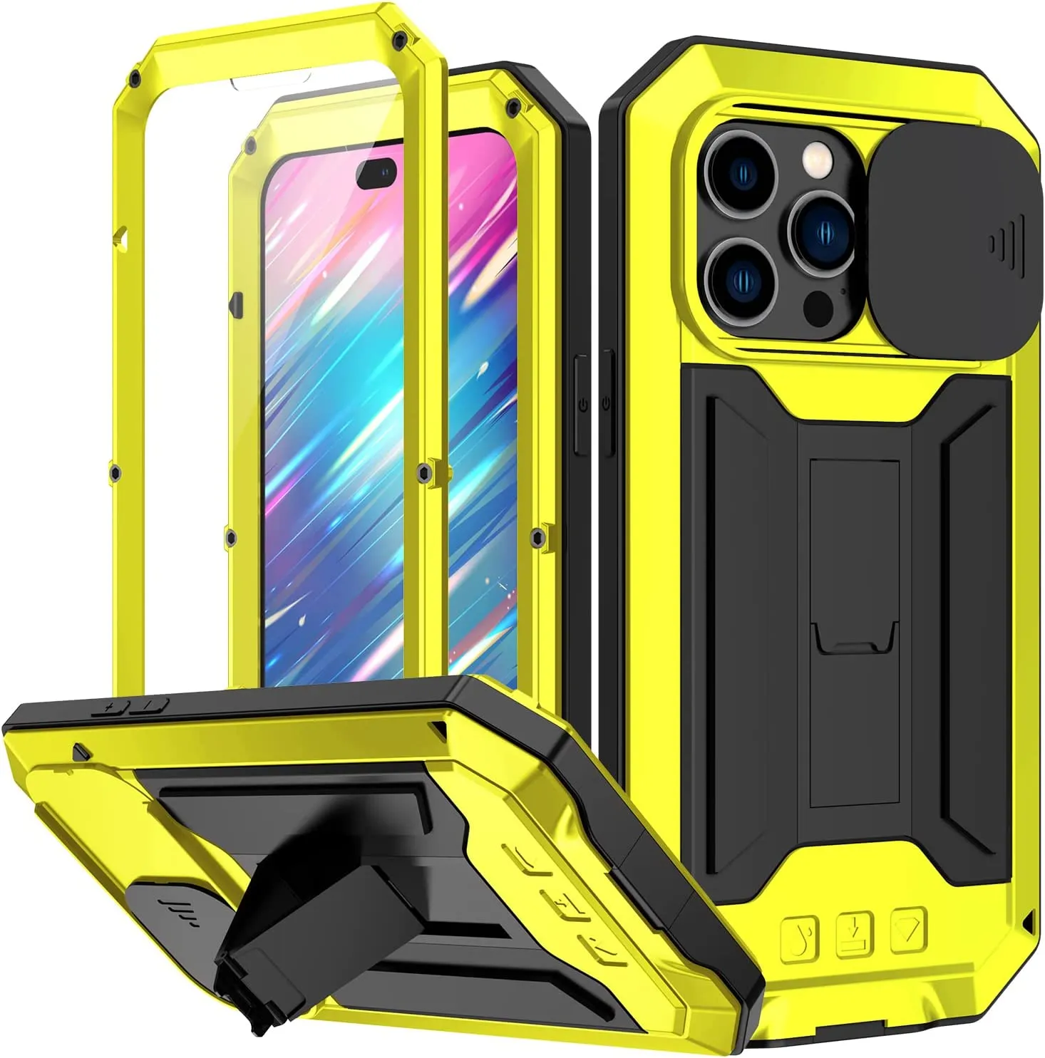 iPhone 15 Metal Rugged Case