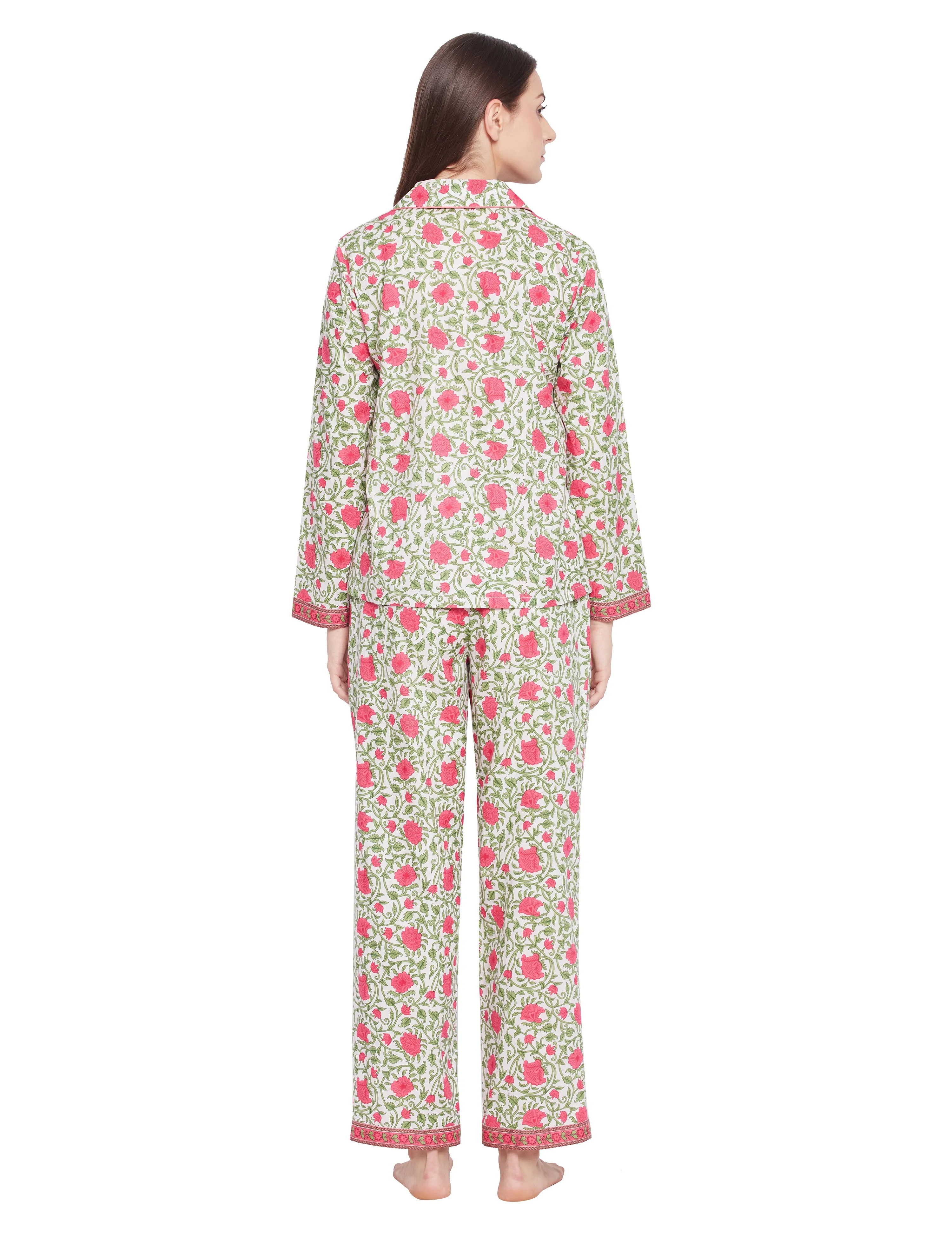 Jennie Cotton Woven Printed Pajama Set