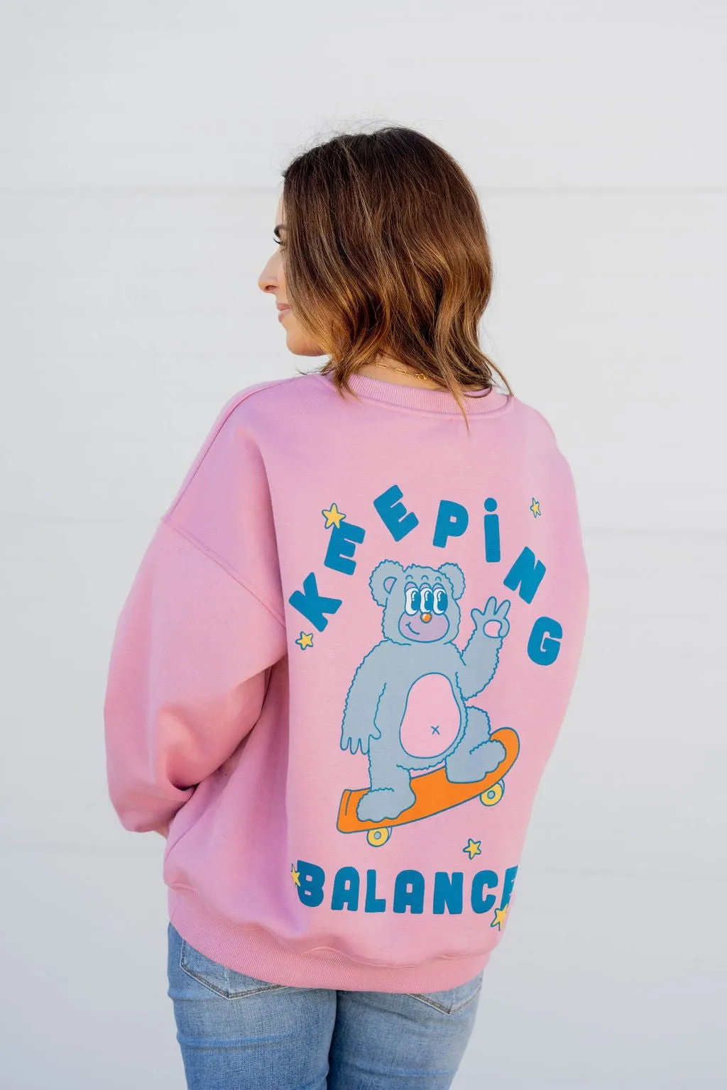 Keeping Balance Graphic Crewneck