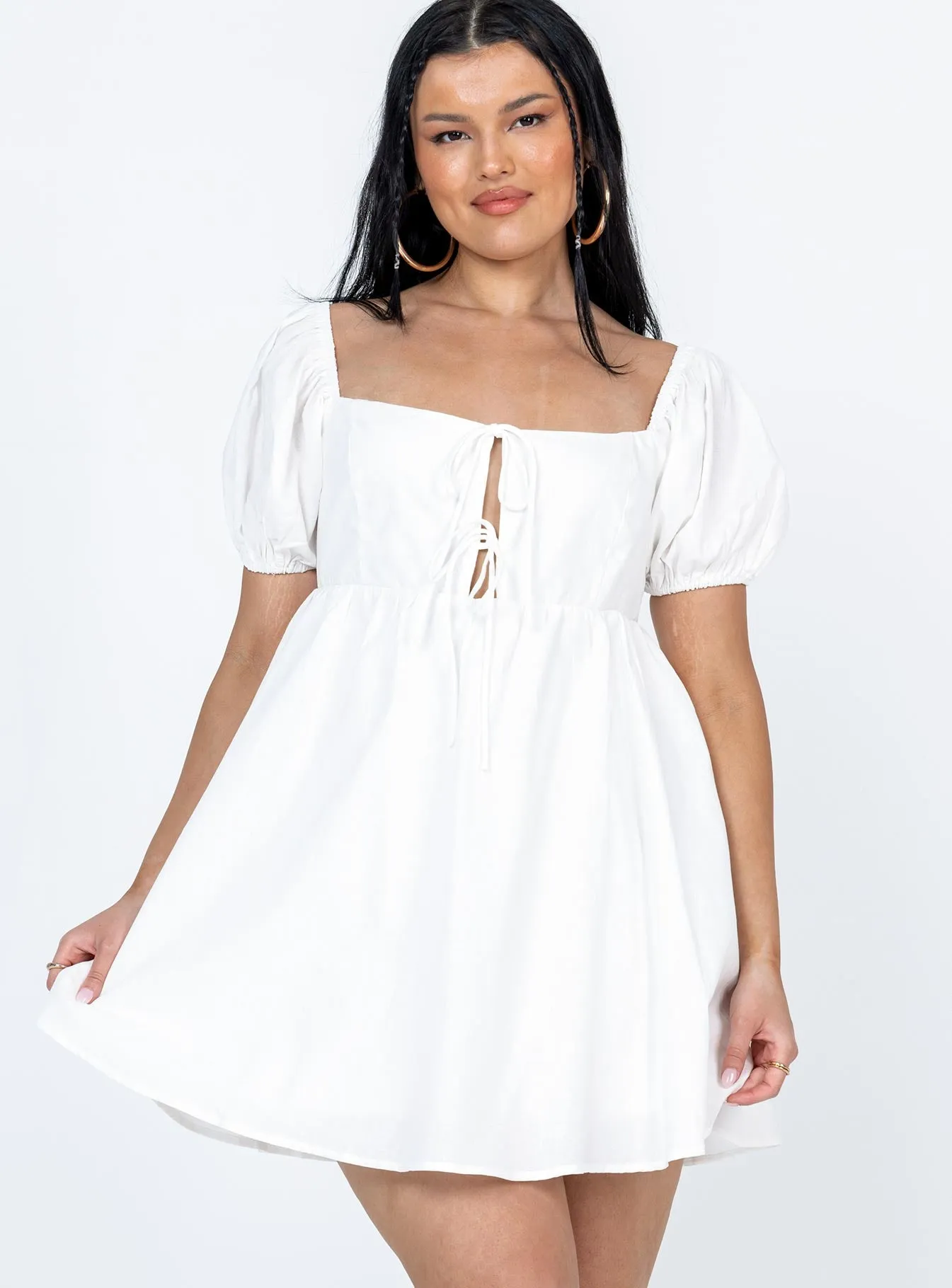 Keyla Mini Dress White