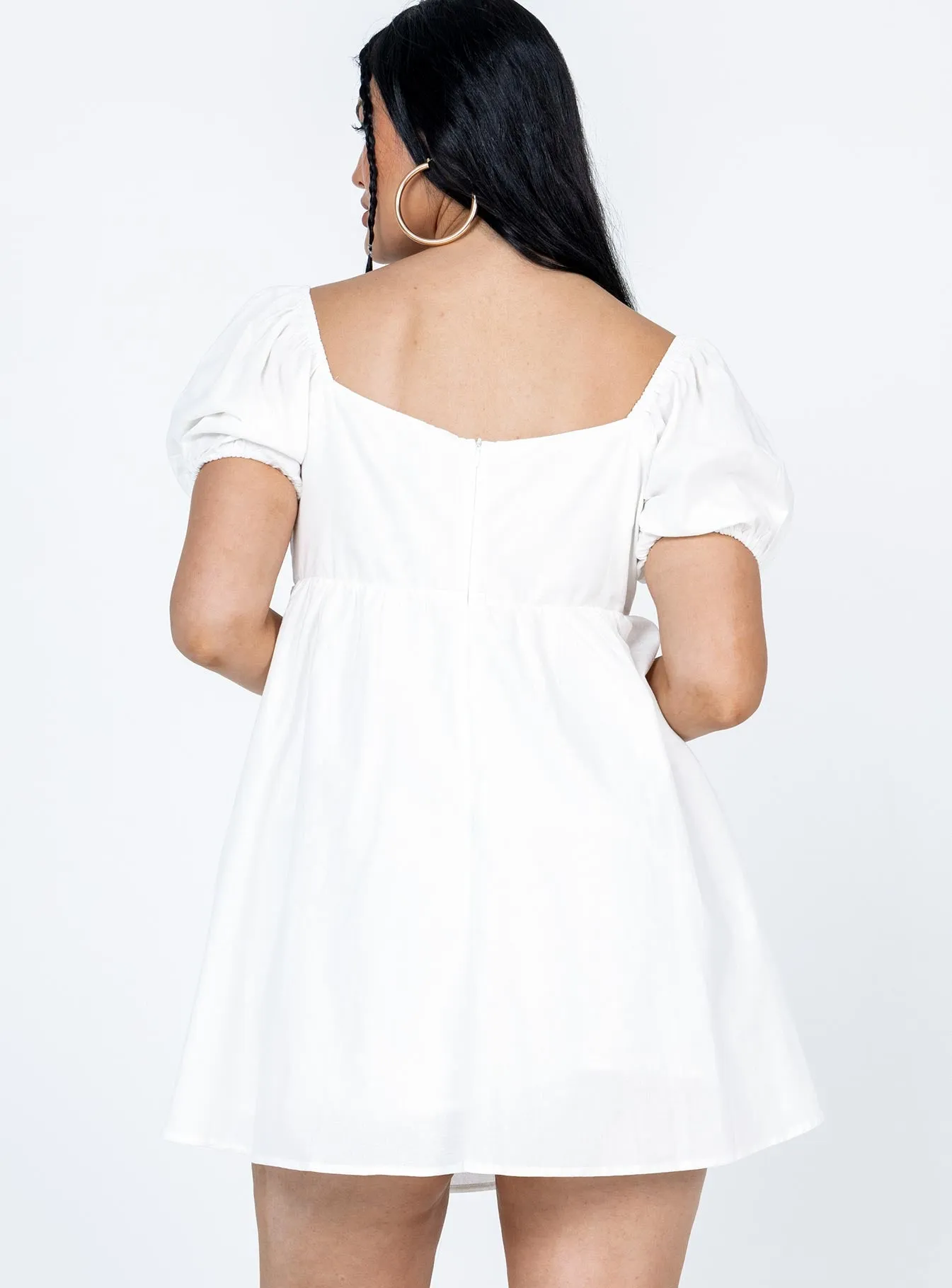 Keyla Mini Dress White