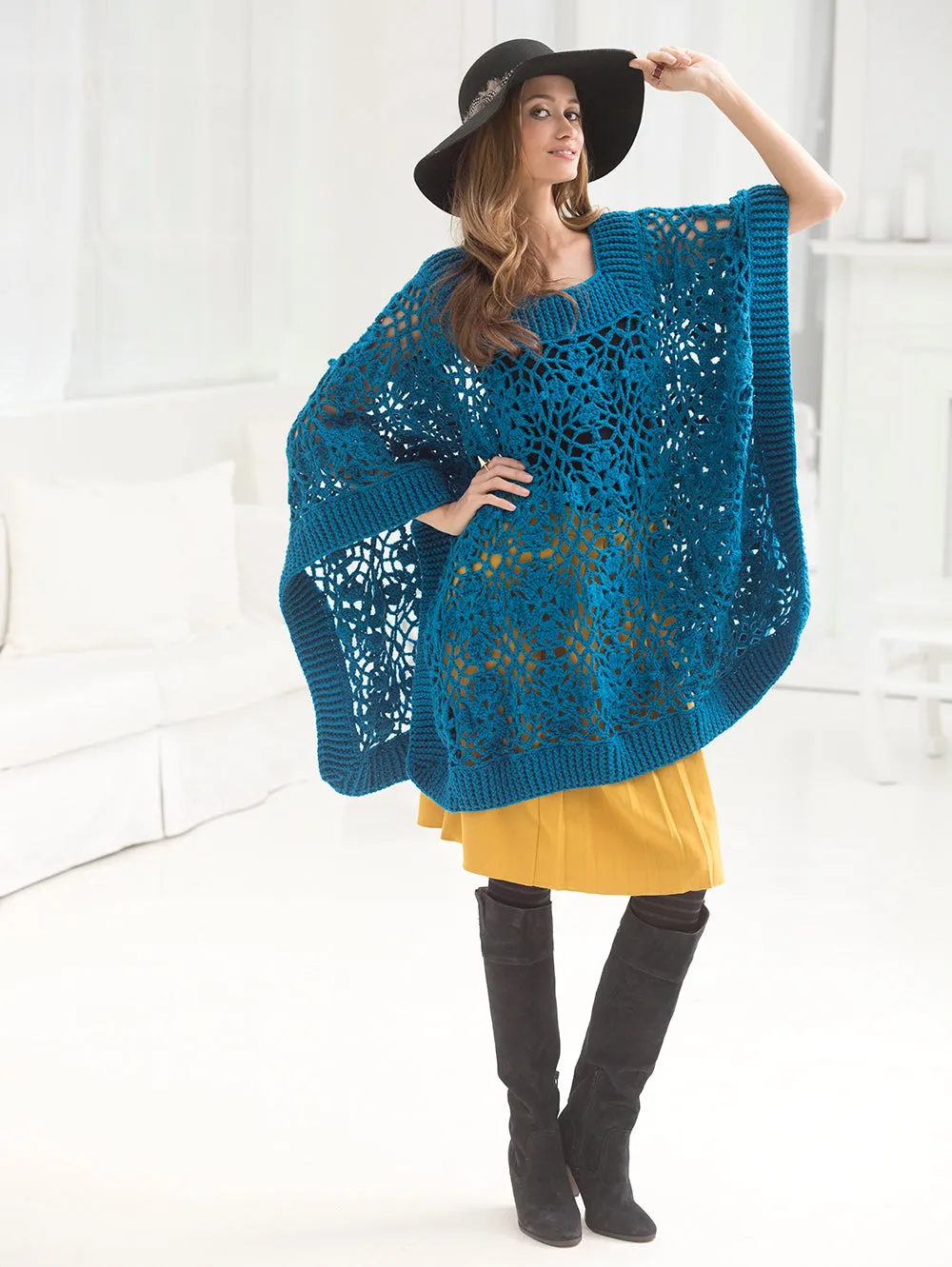 Lacy Poncho (Crochet)