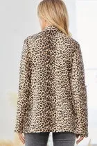 Long Sleeve Leopard Blazer | Savanna Jane