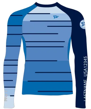 MEN TECH-TEE TOP LONG SLEEVE BLUE | SANTA BARBARA YOUTH SAILINGFOUNDATION | PSNLZ'D