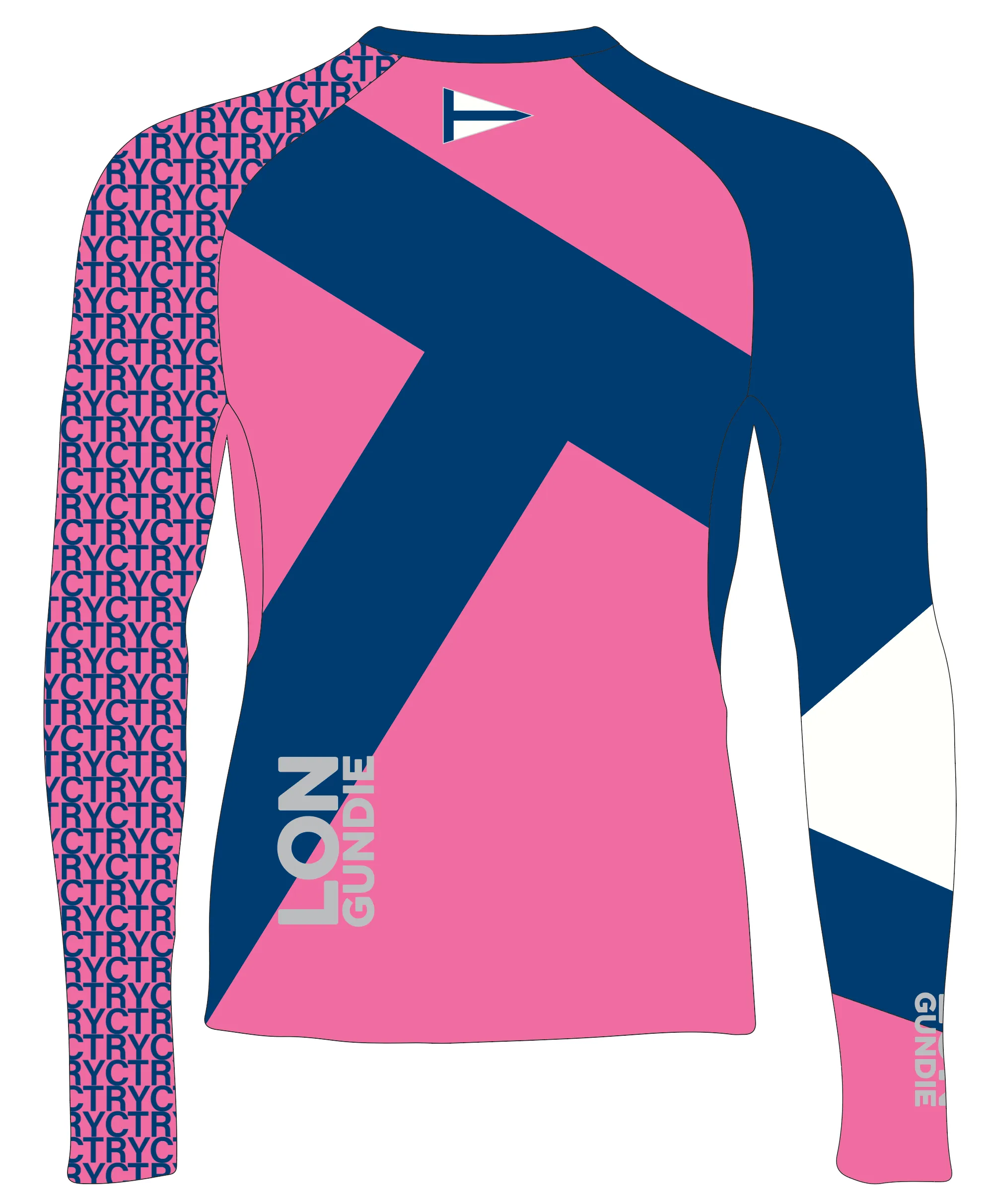 MEN TECH-TEE TOP LONG SLEEVE PINK | TOMS RIVER YC