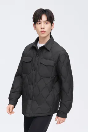 Men's Quilted Down Shacket