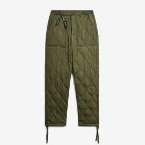 Military Easy Down Fatigue Pants - Dark Olive