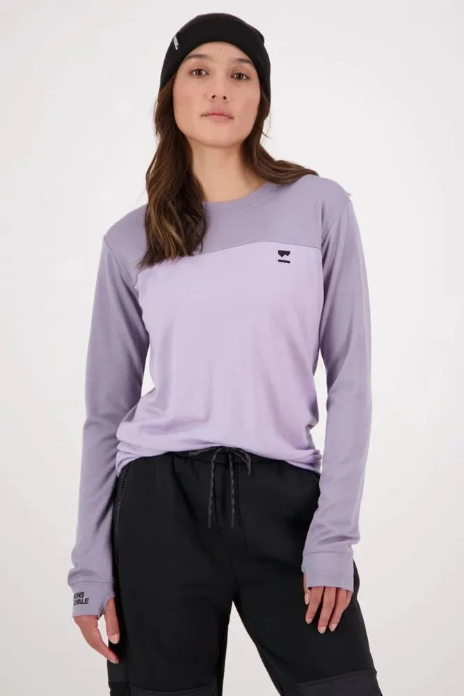 Mons Royale Yotei Classic Women's Long Sleeve - Orchid