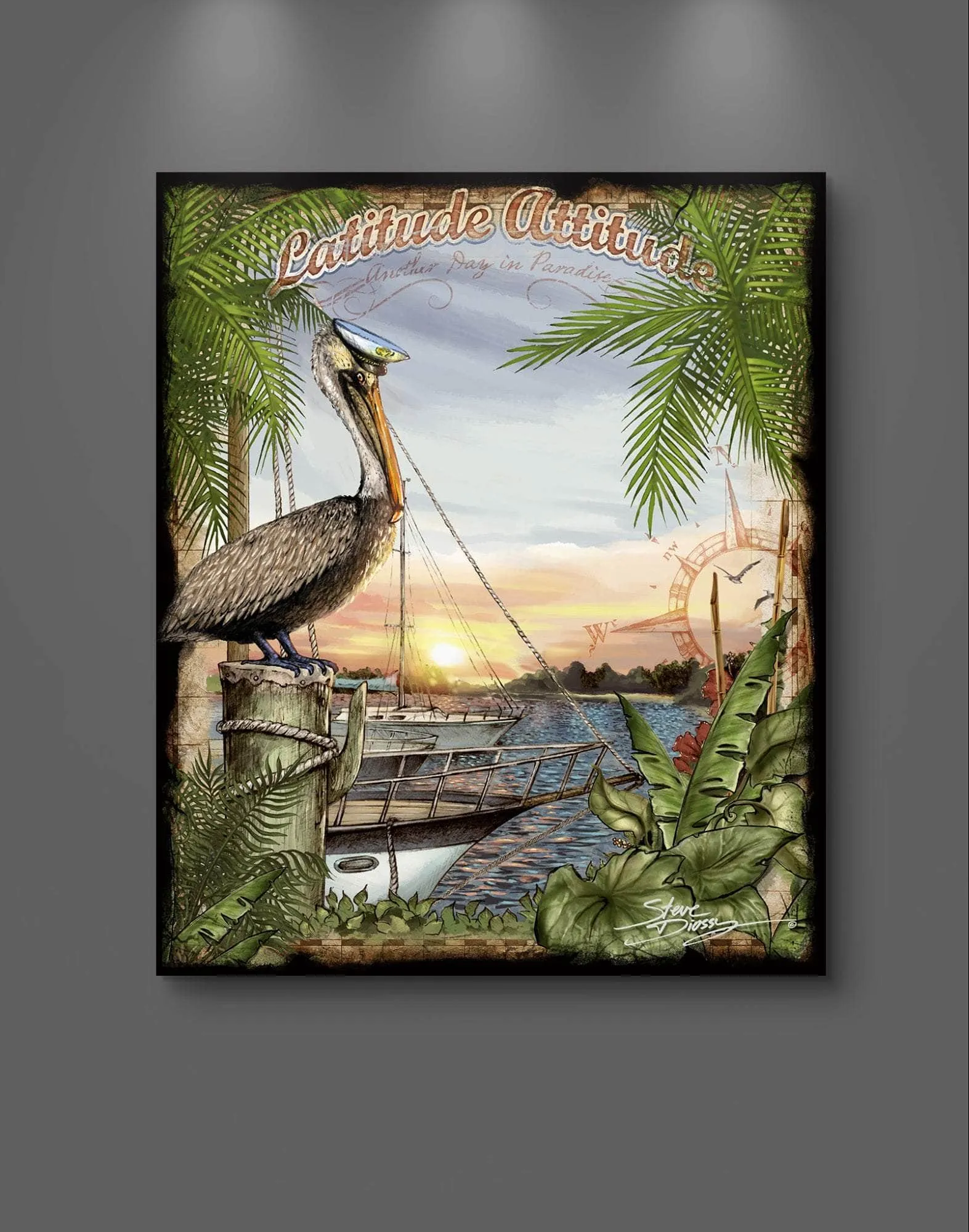 NEW! "Latitude Attitude" Limited Edition Canvas