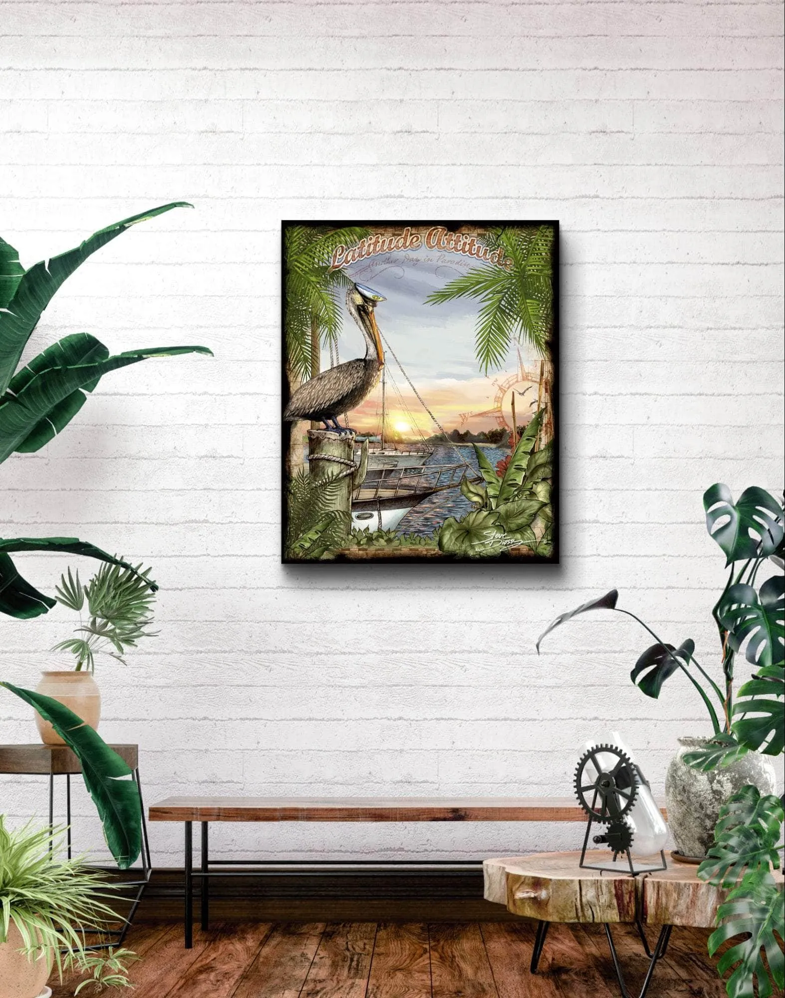 NEW! "Latitude Attitude" Limited Edition Canvas