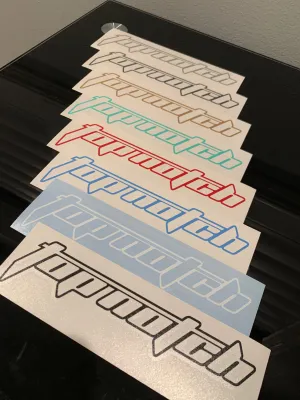 ORIGINAL TOP NOTCH LOGO STICKERS