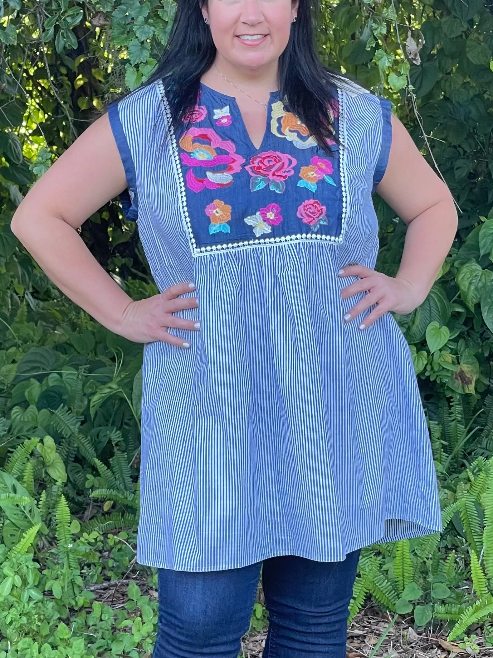 Patagonia Embroidered Babydoll  Dress