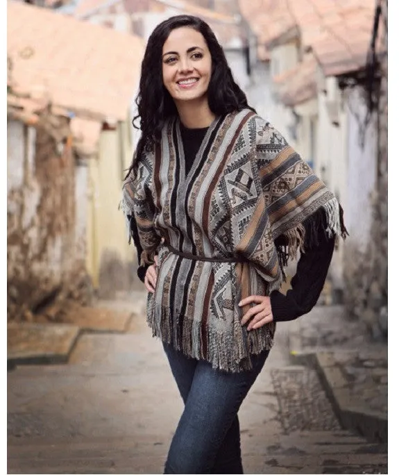 Quilla Alpaca Ladies Poncho