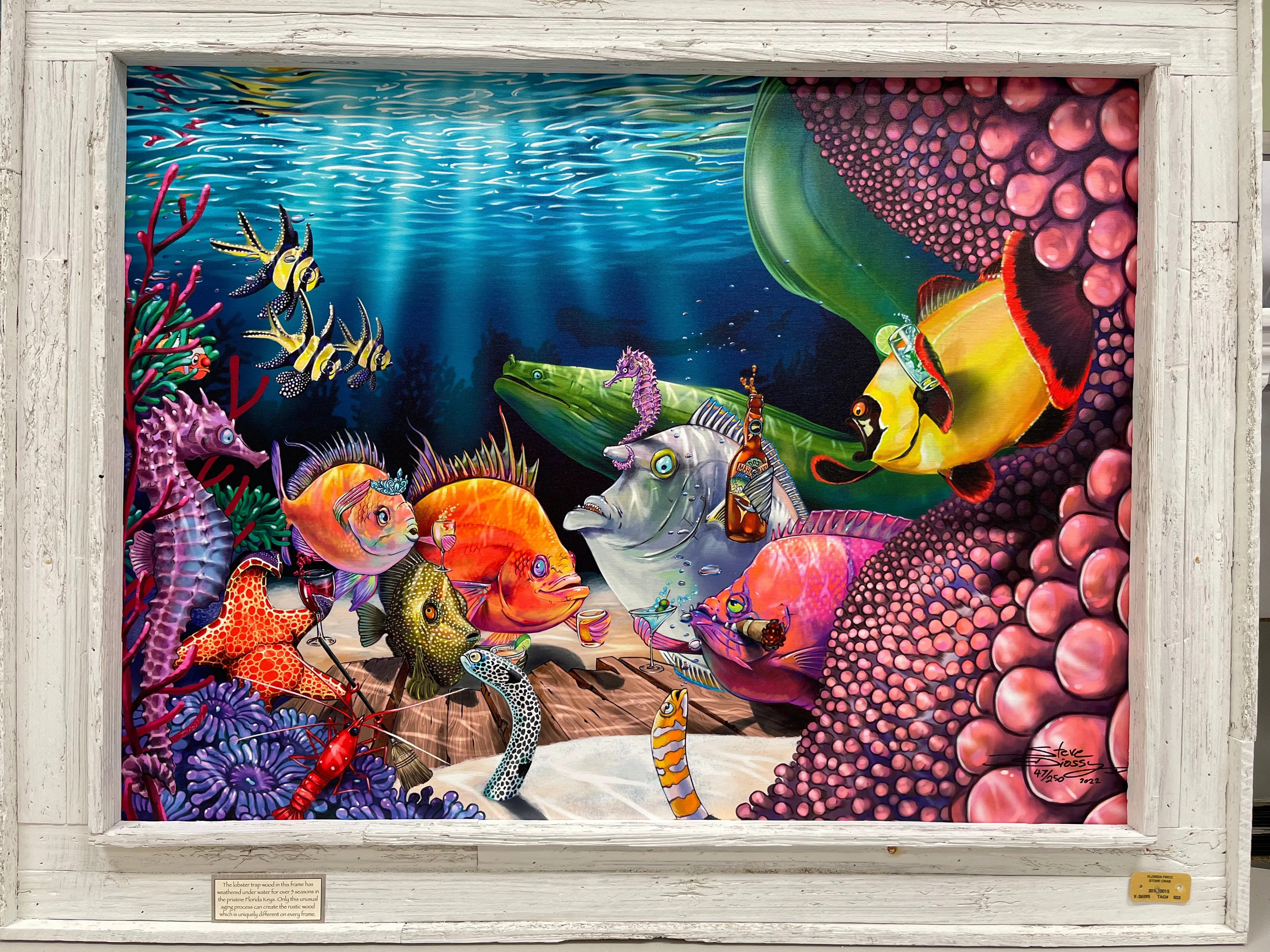 "Anemones Closer" (Keep your friends close and your anemones closer) Limited Edition Canvas