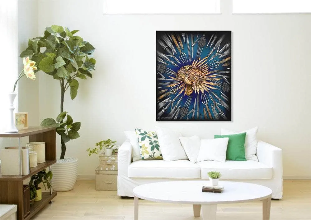 "Lionfish Wanted" Limited Edition Canvas