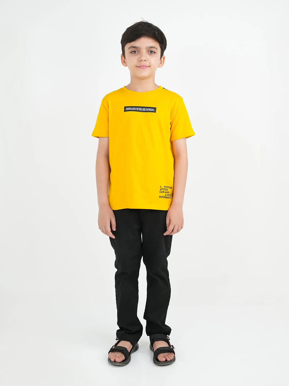 "OBA" Kids Casual Summer Crewneck Tee Shirt