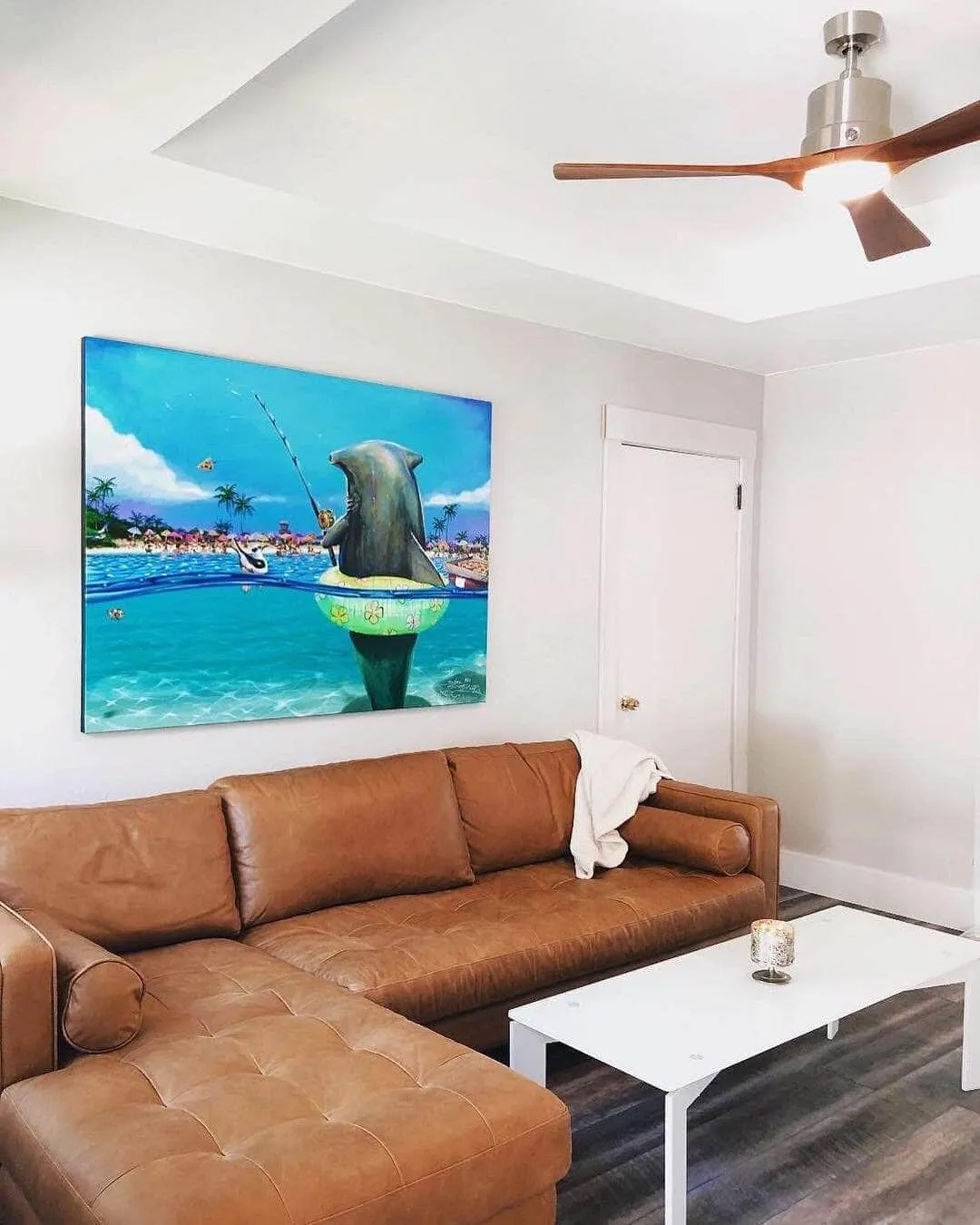 "Shark Fishing" Limited Edition Canvas