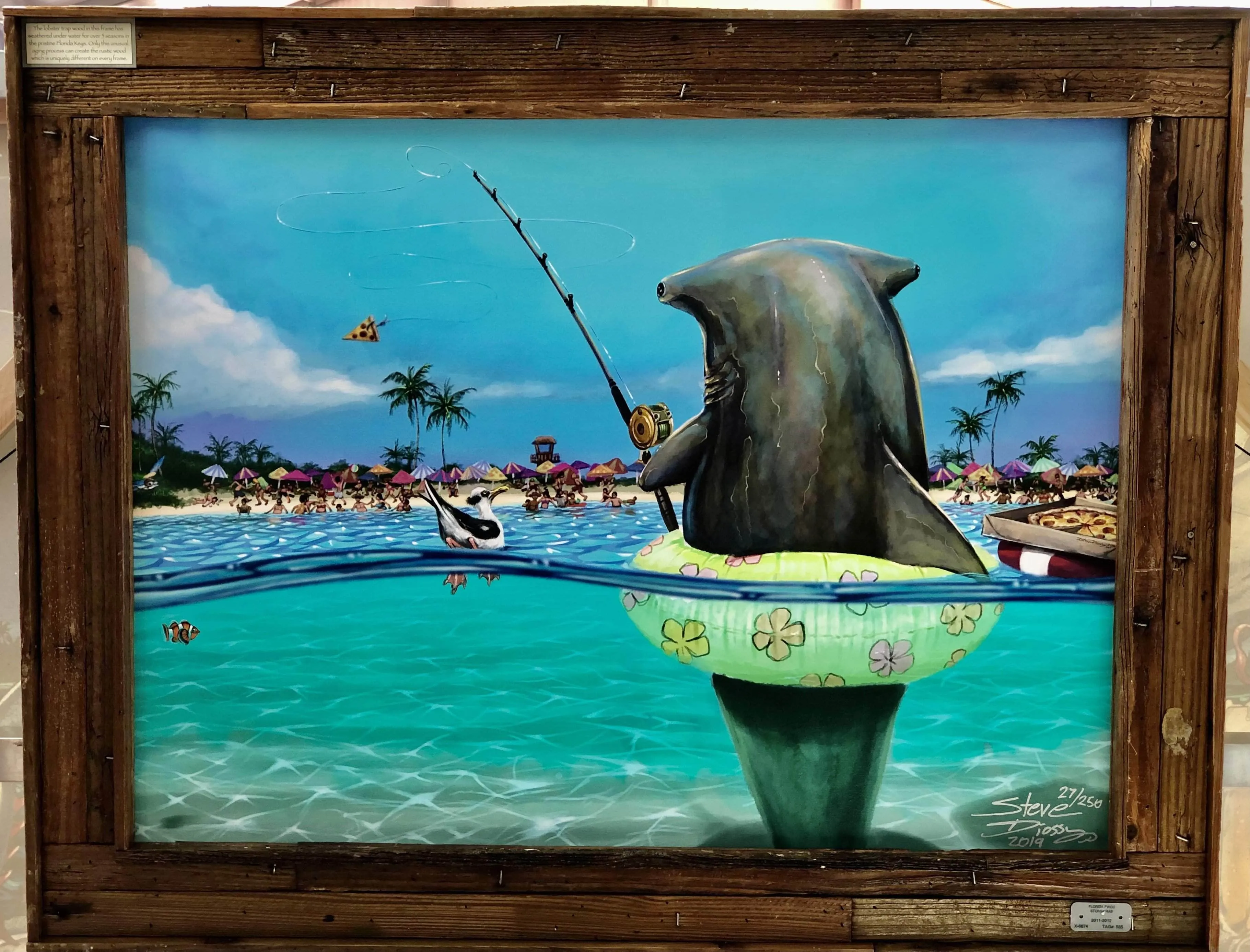 "Shark Fishing" Limited Edition Canvas