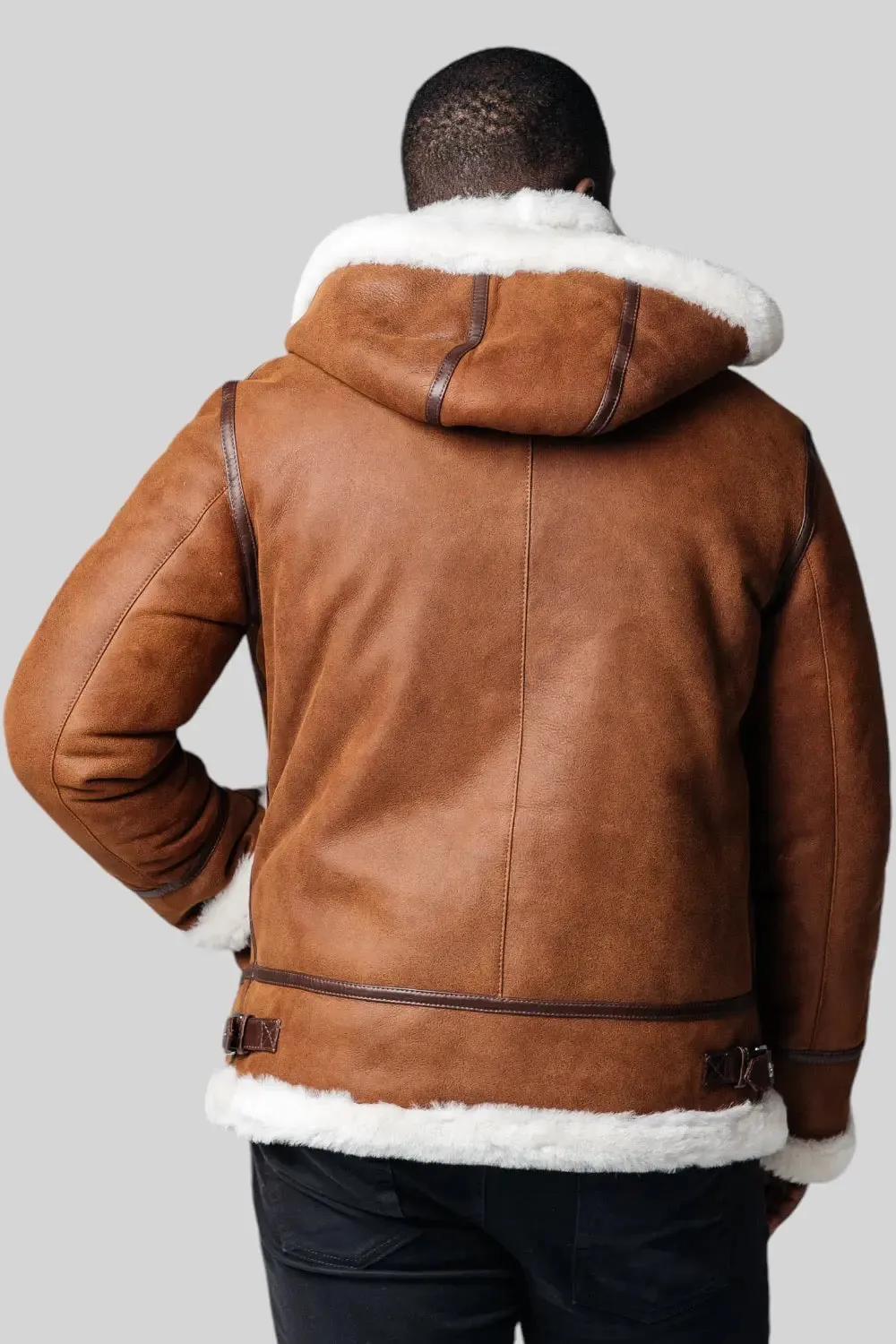 Remo Hooded Sheepskin Jacket