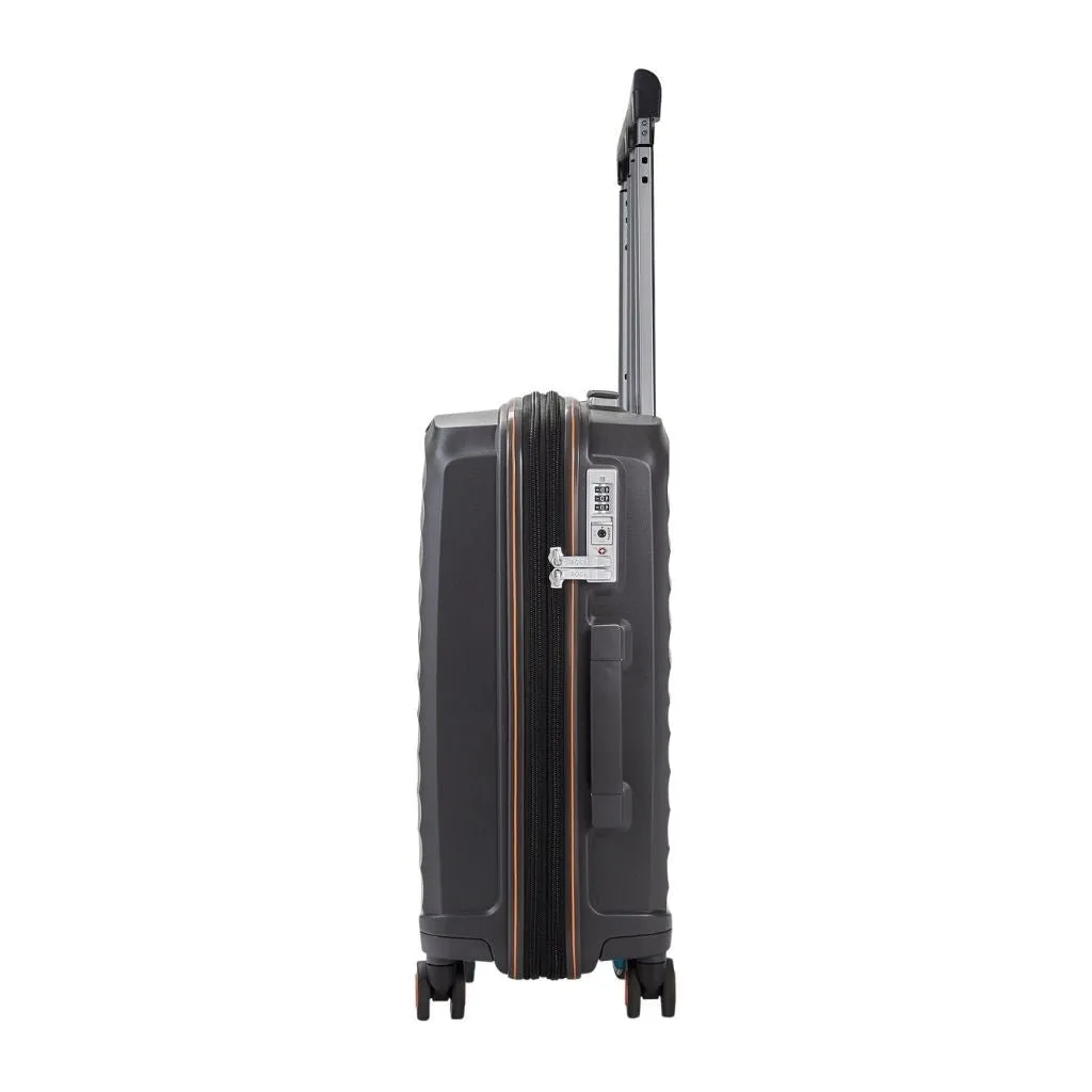 Rock Sunwave 3 Piece Set Expander Hardsided Luggage - Charcoal