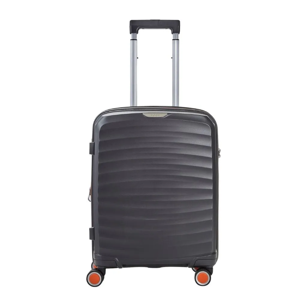 Rock Sunwave 3 Piece Set Expander Hardsided Luggage - Charcoal