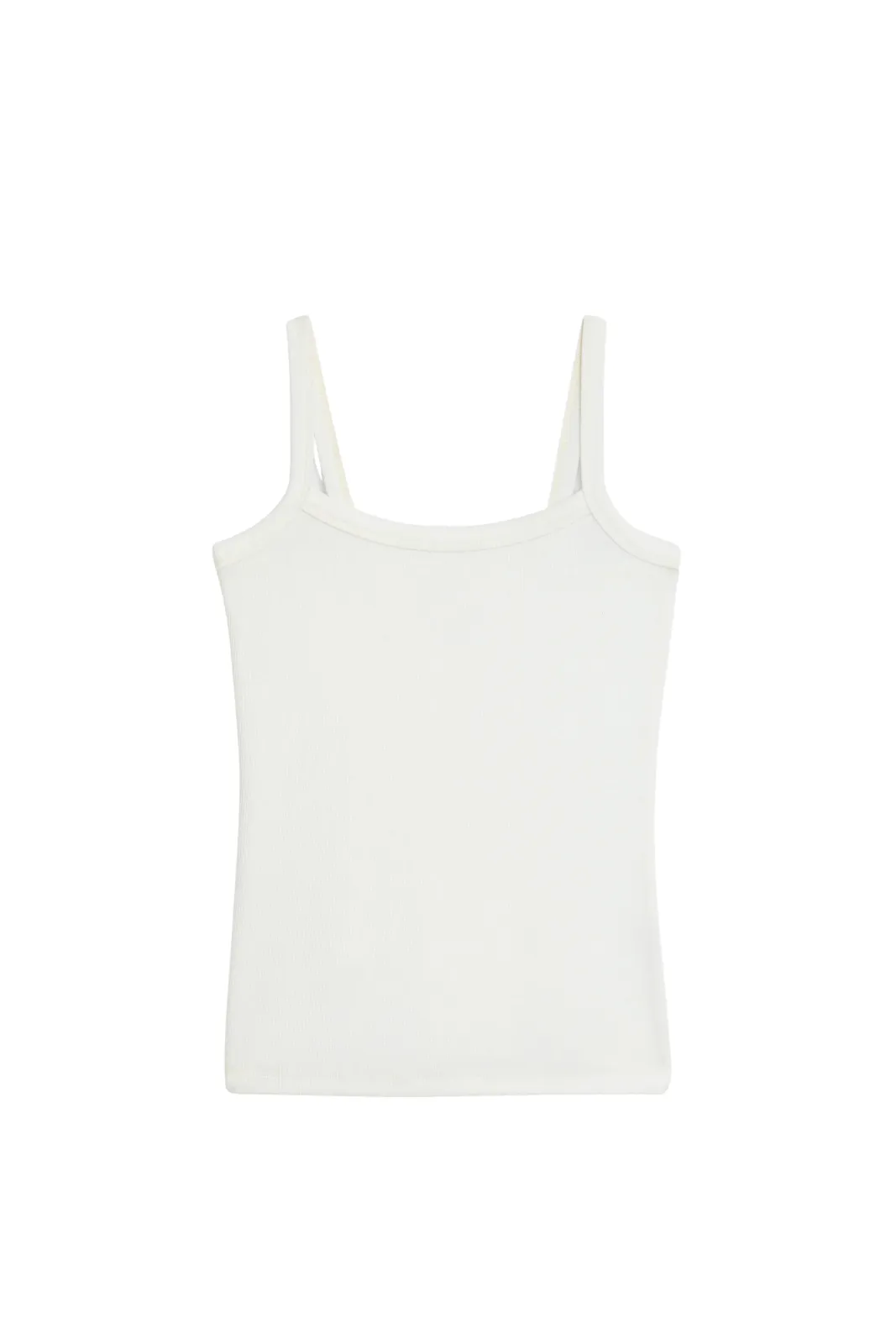 Romy Rib Tank, White