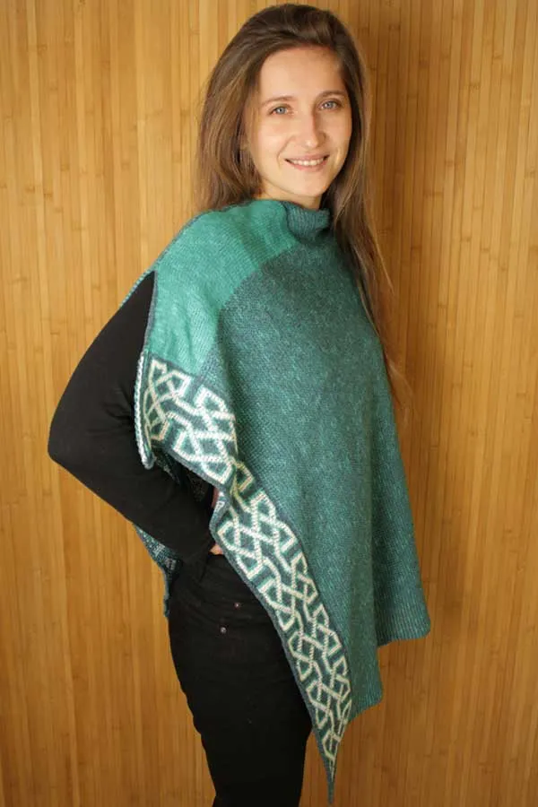 Sailors Knot Linen & Silk Poncho/Shawl