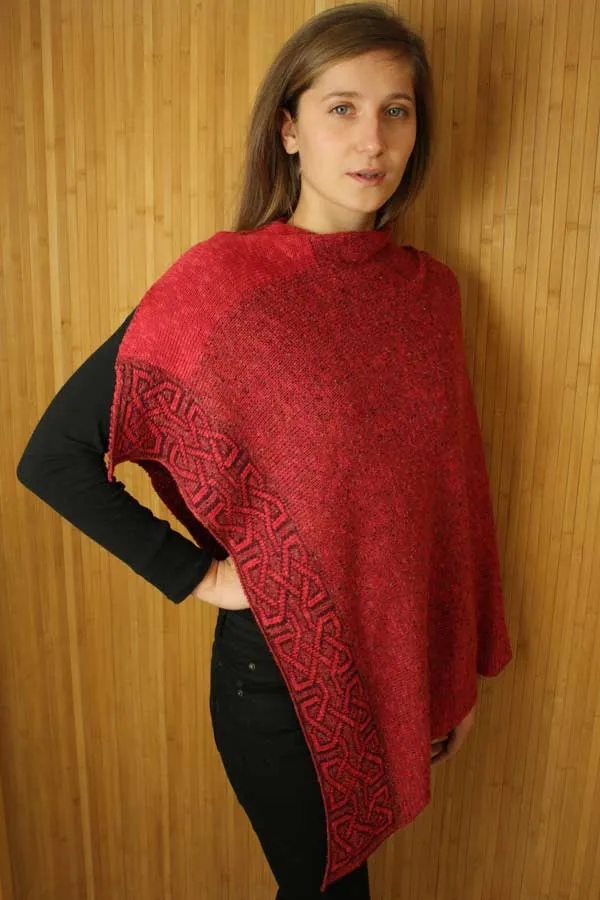 Sailors Knot Linen & Silk Poncho/Shawl