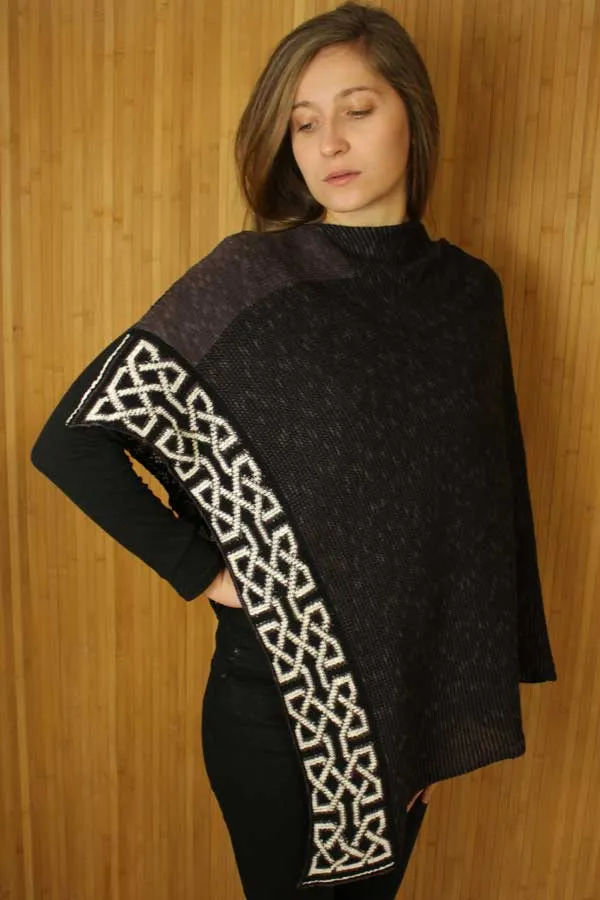 Sailors Knot Linen & Silk Poncho/Shawl