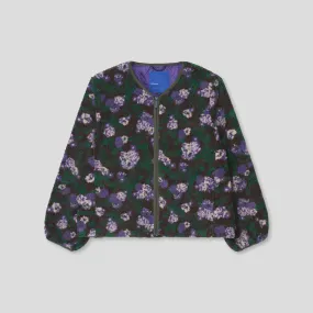 Selfhood Dark Green Printed Teddy