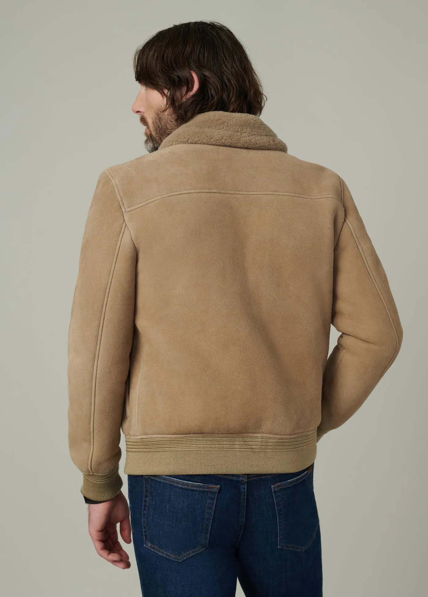 SHEARLING FLIGHT JACKET