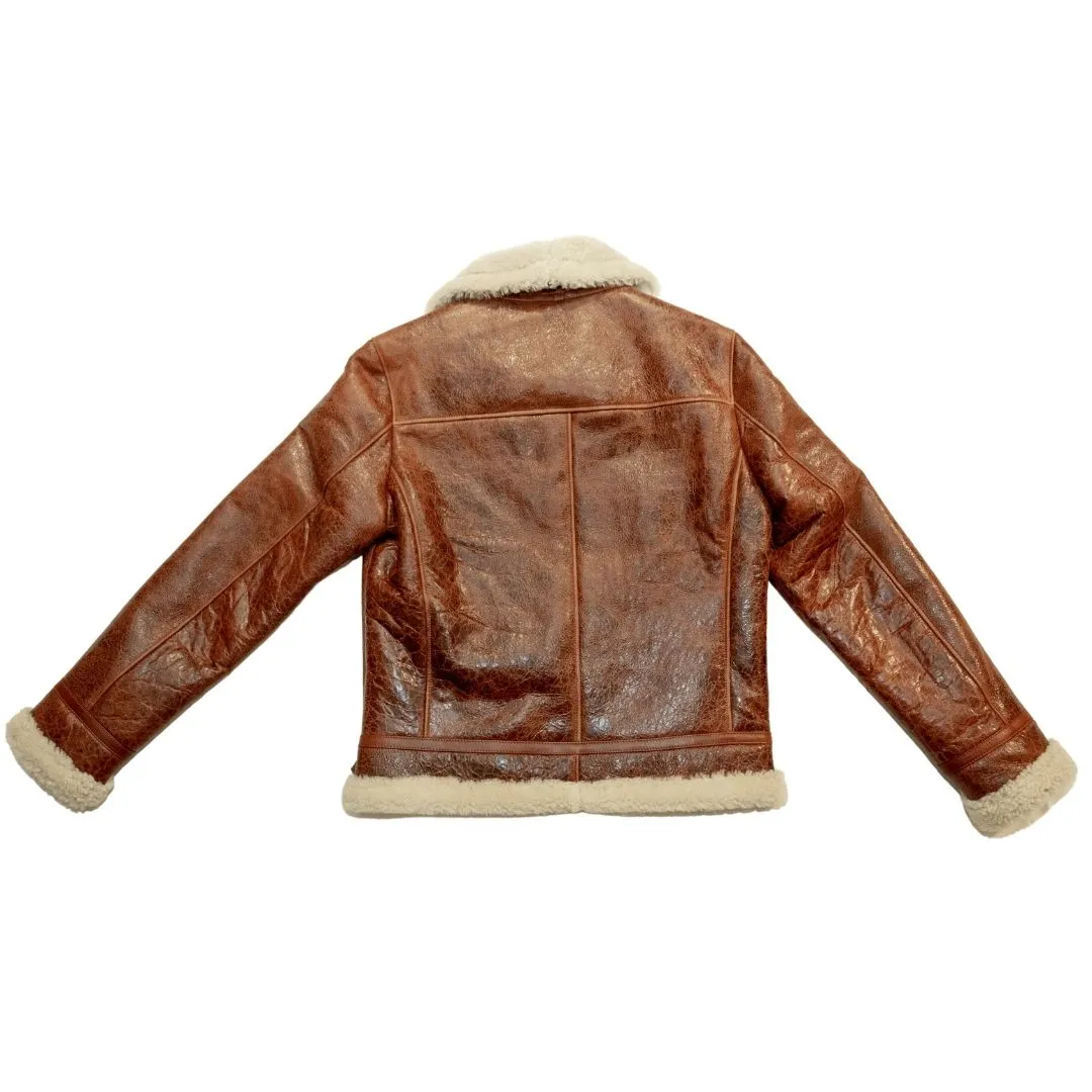 Shearling Leather Pilot Jacket