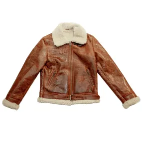 Shearling Leather Pilot Jacket