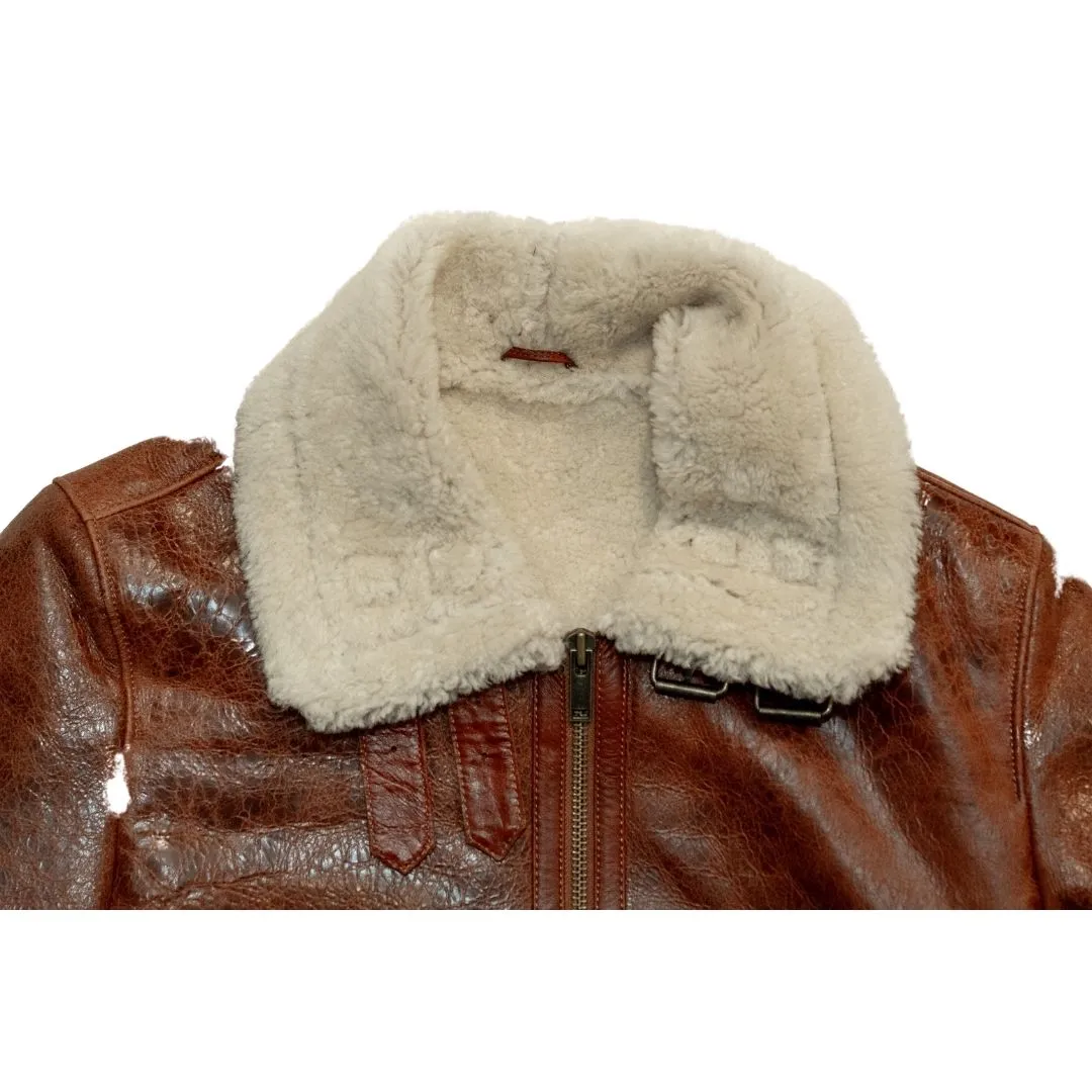 Shearling Leather Pilot Jacket