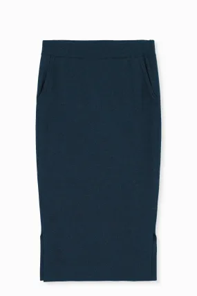 SICILY PENCIL SKIRT IN KNIT PIMA COTTON STRETCH LIMITED EDITION COLORS